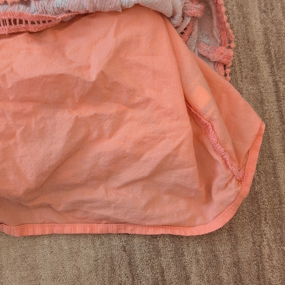 Cat & Jack 3T Peach Floral Dress - Picture 7 of 9